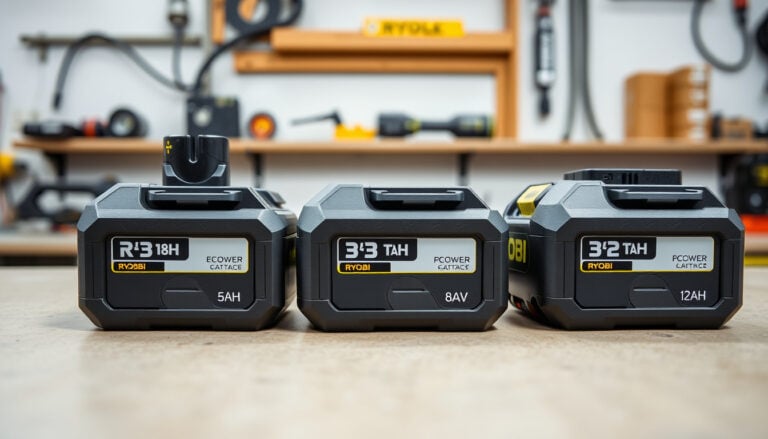 Ryobi Batteri 18V: Jämför 5Ah, 8Ah och 12Ah Modeller